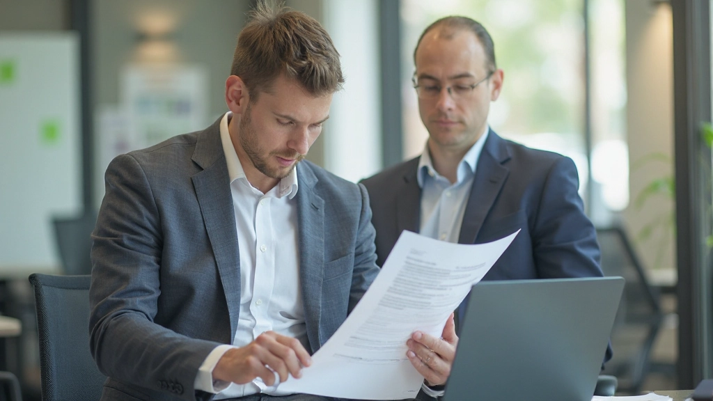 Compliance-Dokumentation und Checklisten in einem modernen Büroumfeld