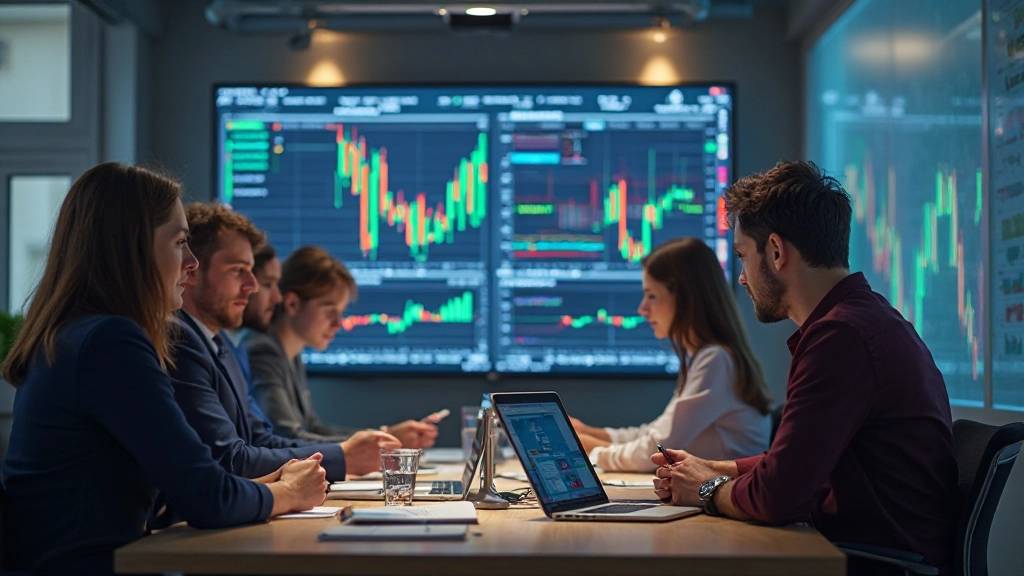 Finanzbildungs-Klassenzimmer mit modernen Lernressourcen