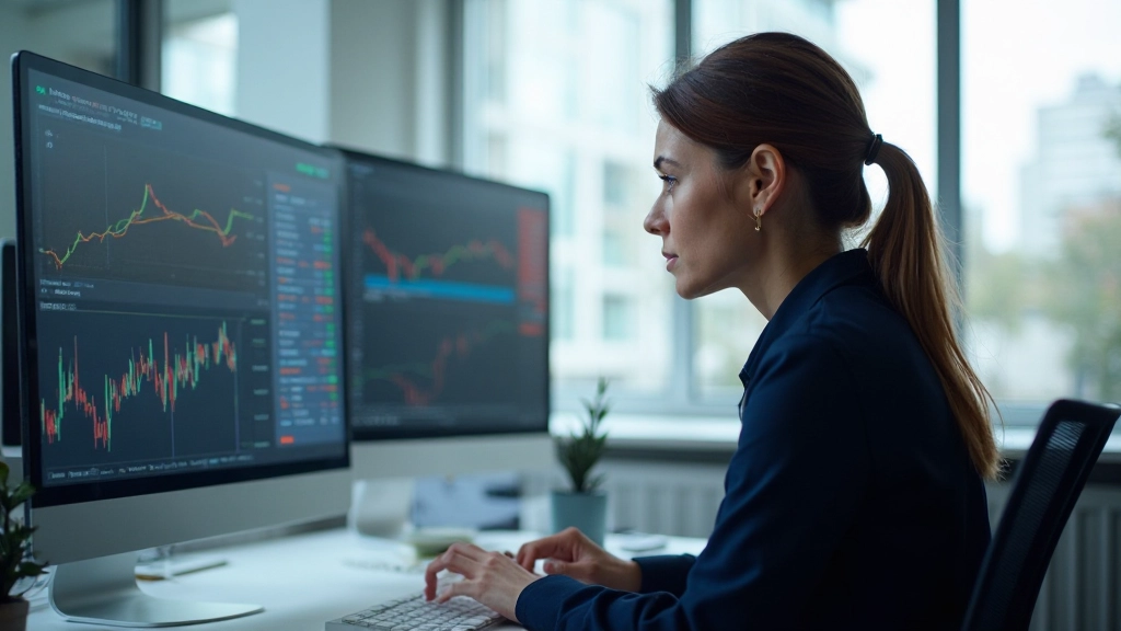 Live-Handelsterminal zeigt Echtzeit-Bid-Ask-Spreads mit Candlestick-Chartsmustern und Liquiditätsdaten