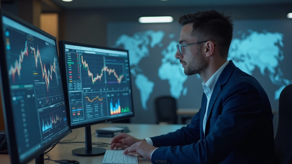 Globale Finanzmarkttafel mit internationalen Börsenindizes und Währungspaaren