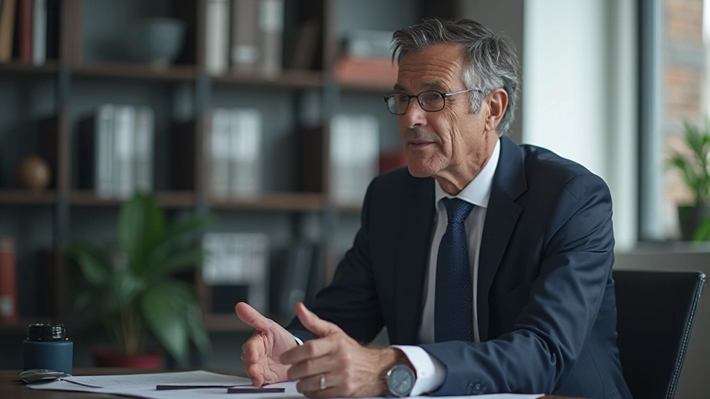 Finanzberater bespricht Steuereffiziente Handelsstrategien mit Klient