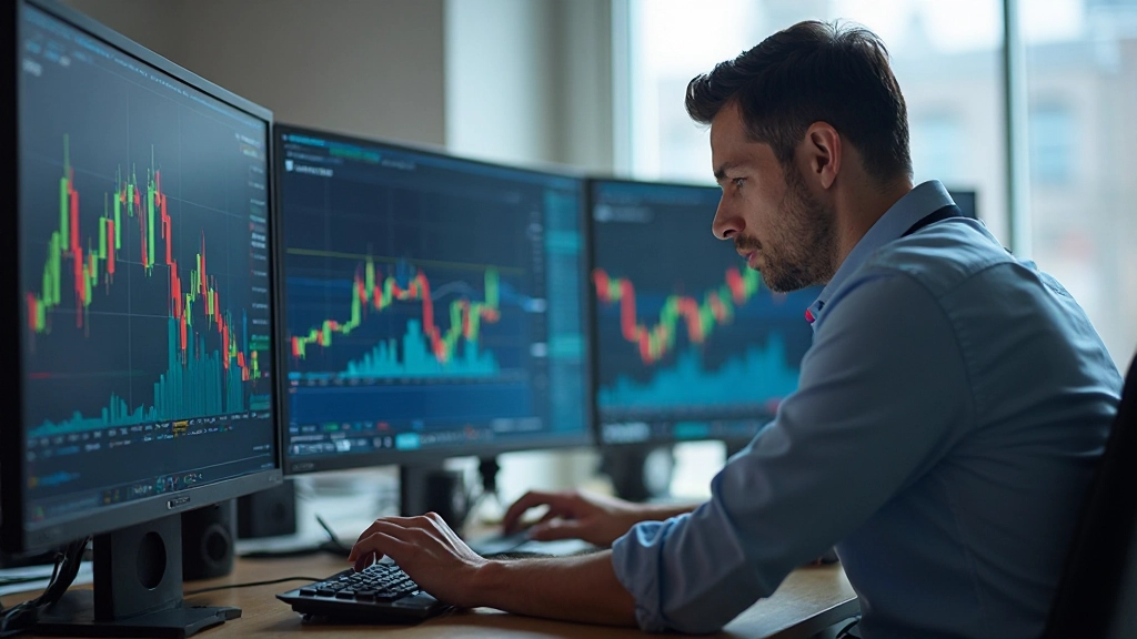Professionelle Darstellung von Finanzdiagrammen und Marktdaten in einer modernen Handelsumgebung