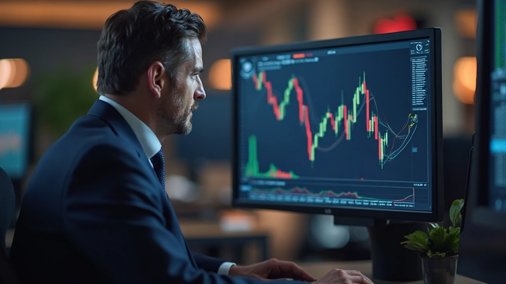 Abwärtstrend-Diagramm zeigt mehrere aufeinanderfolgende bearische Candlestick-Muster mit fallenden Preisen